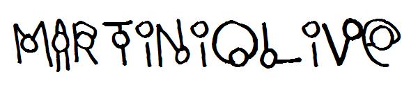 Martiniolive字体