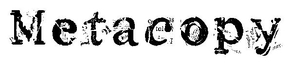 Metacopy字体