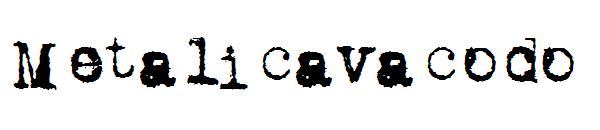 Metalicavacodo字体
