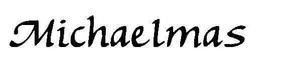 Michaelmas字体