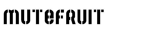 Mutefruit字体