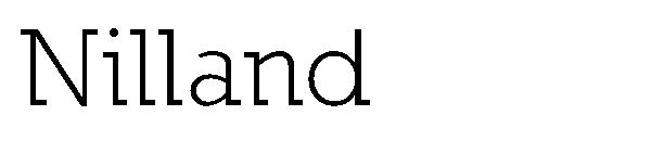 Nilland字体