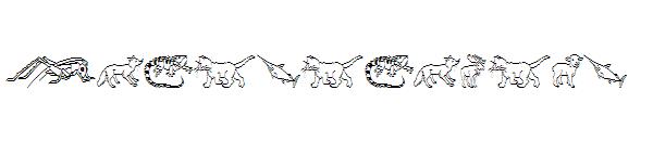 Ninasanimals字体