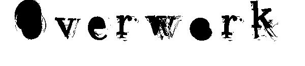 Overwork字体