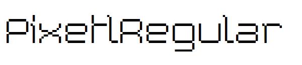 PixetlRegular字体