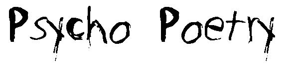 Psycho Poetry字体