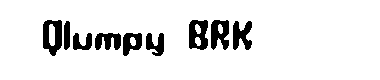Qlumpy字体