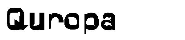 Quropa字体