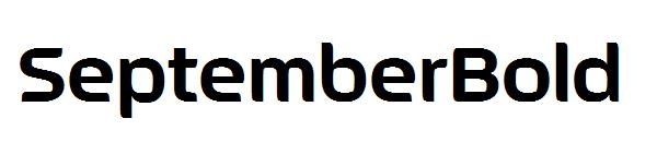 SeptemberBold字体