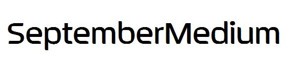 SeptemberMedium字体