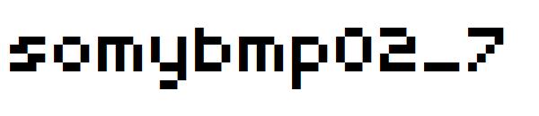 somybmp02_7字体