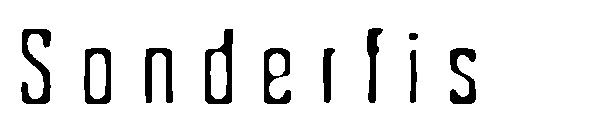 Sonderfis字体