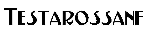 Testarossanf字体