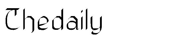 Thedaily字体