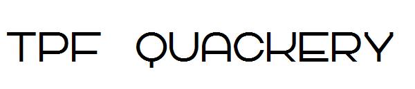 TPF Quackery字体