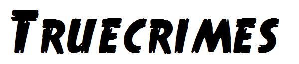 Truecrimes字体