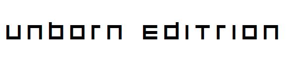 unborn editrion字体