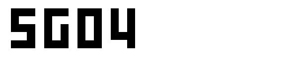 SG04字体下载