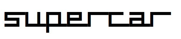 supercar字体