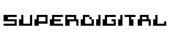 superdigital字体