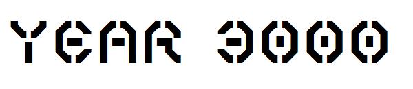 year 3000字体