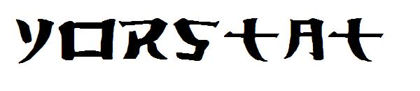 Yorstat字体