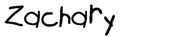 Zachary字体