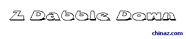 Z Dabble Down字体