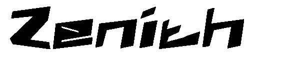 Zenith字体b