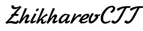 ZhikharevCTT字体