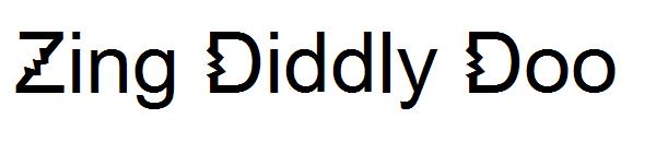 Zing Diddly Doo字体c