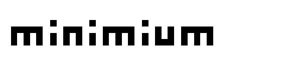 minimium字体