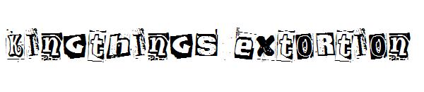 Kingthings Extortion字体