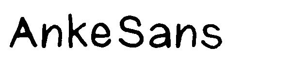 AnkeSans字体