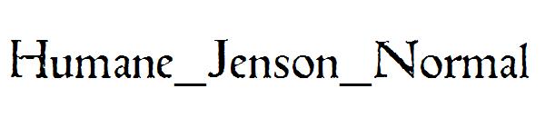 Humane_Jenson_Normal字体