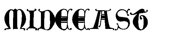 MIDEEAST字体