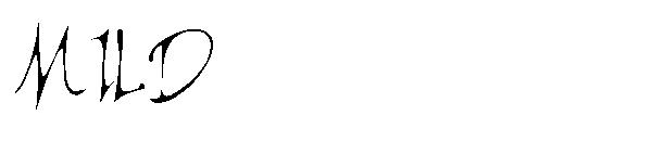 MILD字体