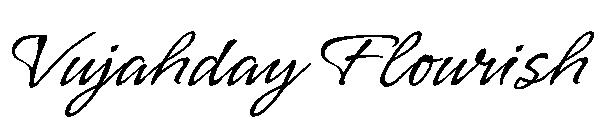 Vujahday Flourish字体