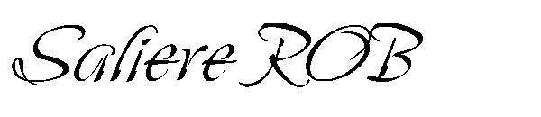 Saliere ROB字体