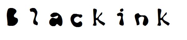 Blackink字体