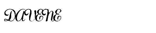 DAVENE字体