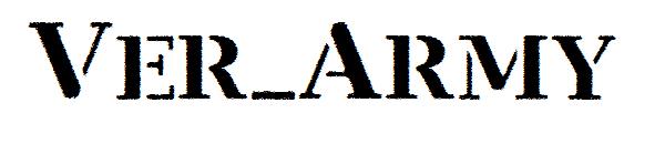 Ver_Army字体
