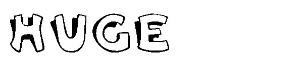 HUGE字体