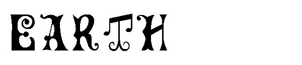 EARTH字体