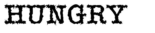 HUNGRY字体
