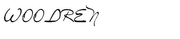 WOODREN字体