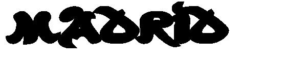MADRID字体
