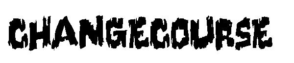 CHANGECOURSE字体下载