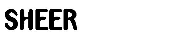 SHEER字体