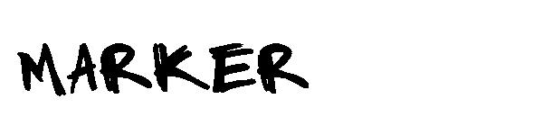 marker字体